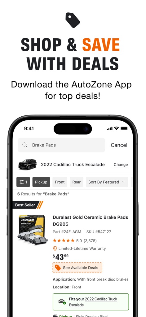 AutoZone Auto Parts & Repair - Shopping App | MWM