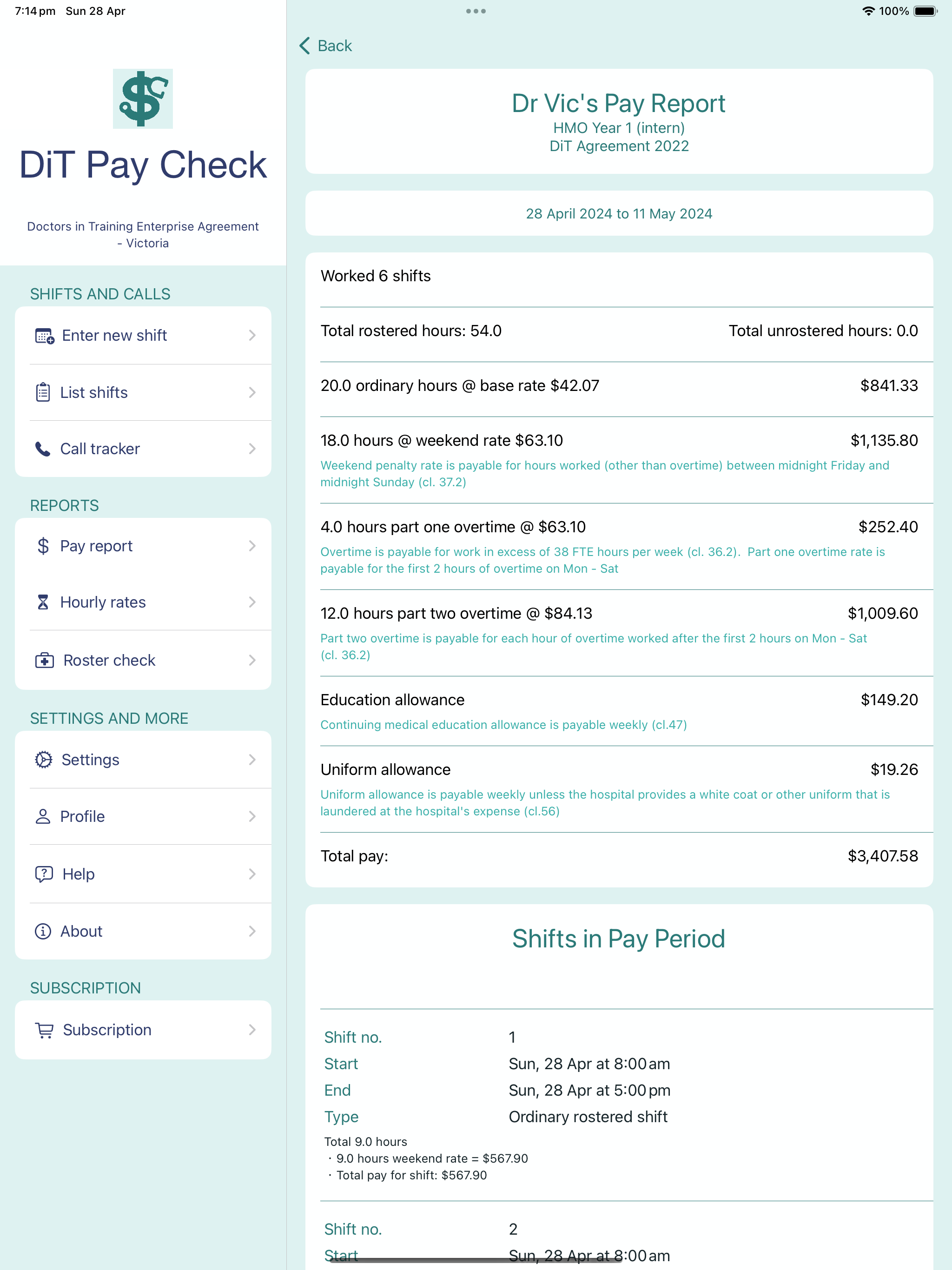 DiT Pay Check