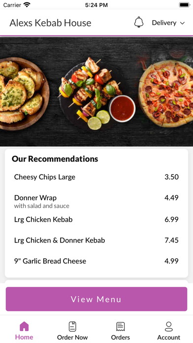 Alexs Kebab House Screenshot