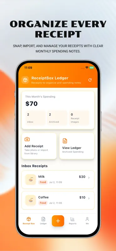 ReceiptBox Ledger screenshot 1 of 4