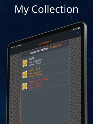 Capped Bust Half Eagle iPad screenshot