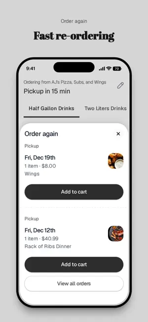 AJ's Pizza, Subs, and Wings screenshot 4