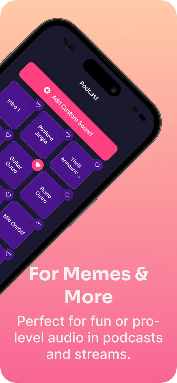 Screenshot #2 pour Soundboard Pro: Meme & SFX