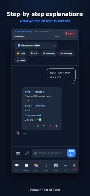 Ostazzi — Your AI Tutor screenshot 2