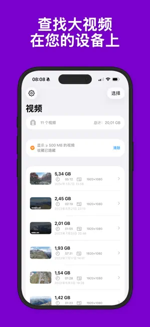 Large Video Finder 截图