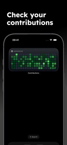 Contribution Graphs for GitHub iPhone screenshot