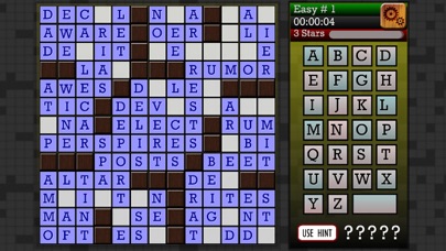 CROSSWORD CRYPTOGRAM Screenshot