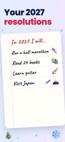 New Year Resolutions: Yearvana Screenshot 1 of 8