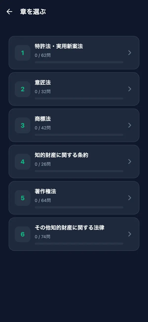 Screenshot #2 pour 知的財産管理技能3級対策