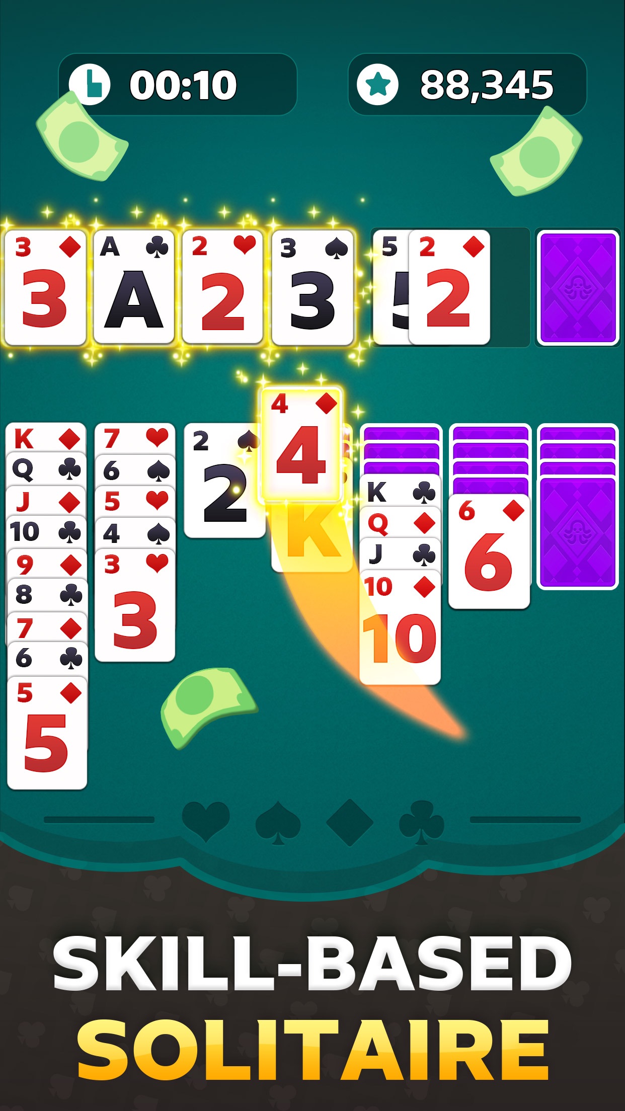 Solitaire Infinite: Win Cash screenshot 1