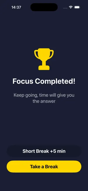 Minimal Pomodoro Focus Timer screenshot 3