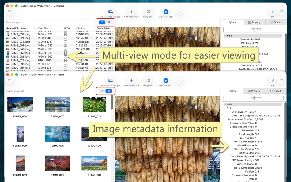 #7. Batch Image Watermark (macOS) 来自: 军 龙