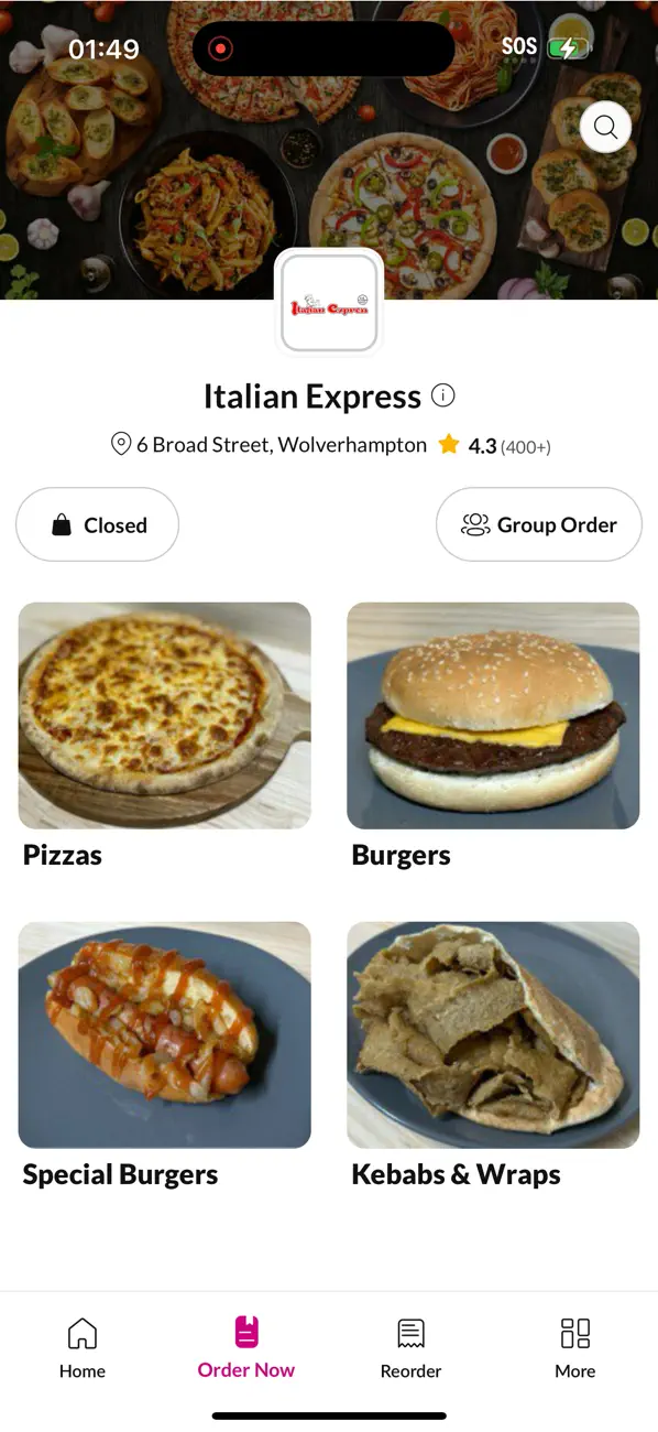 Screenshot #2 pour Italian Express Wolverhampton.