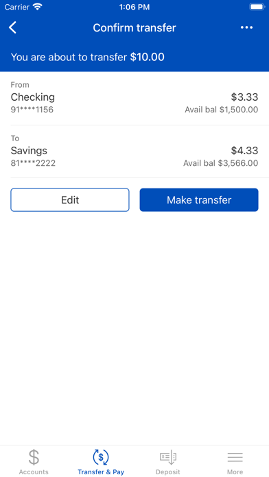 Hamlin Bank Mobile Banking Screenshot