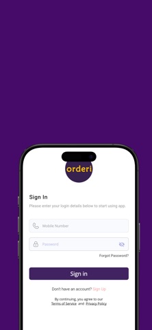 Orderi Seller screenshot