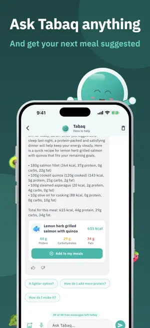 Tabaq AI: Calorie Counter screenshot 3