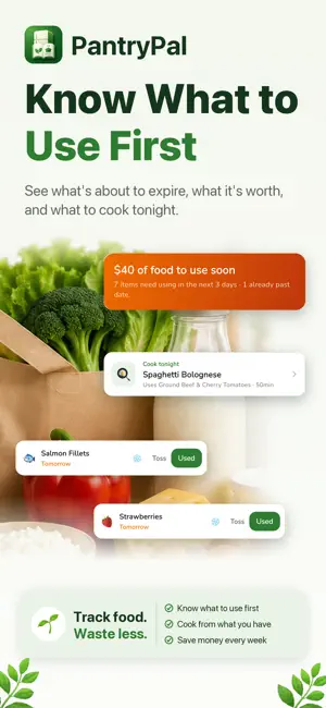 PantryPal: Pantry & Food Stock screenshot 1