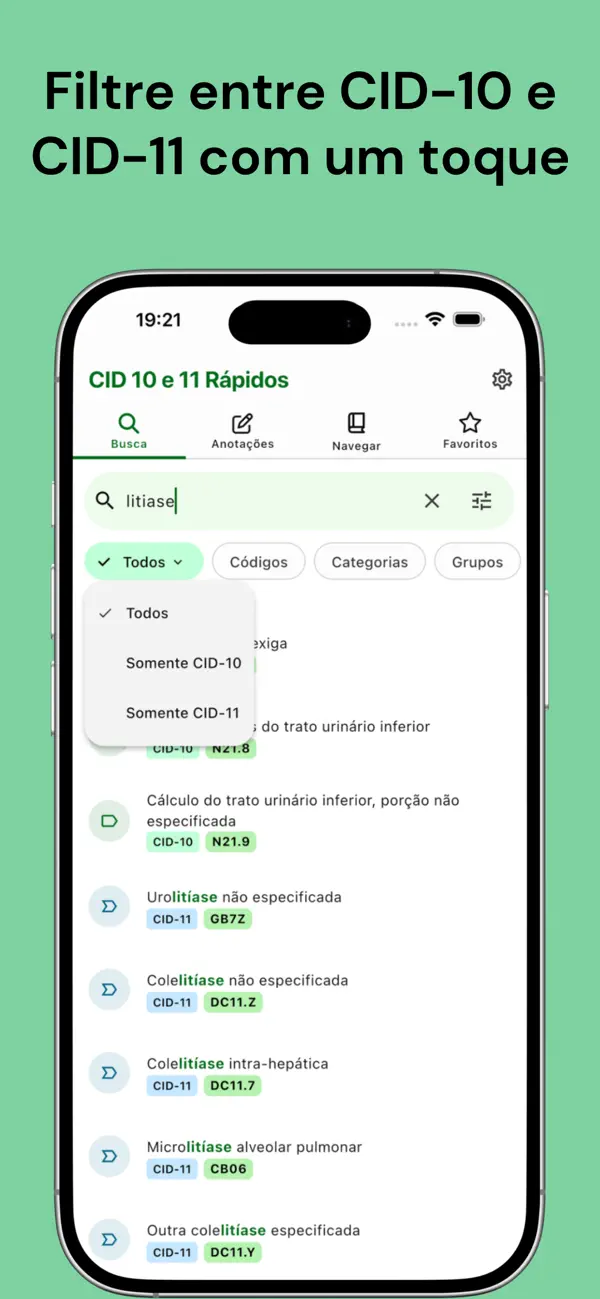 Screenshot #3 pour CID-10 e CID-11 Rápidos