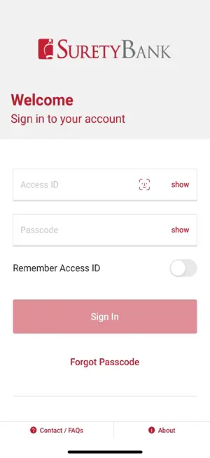 Surety Bank screenshot 1