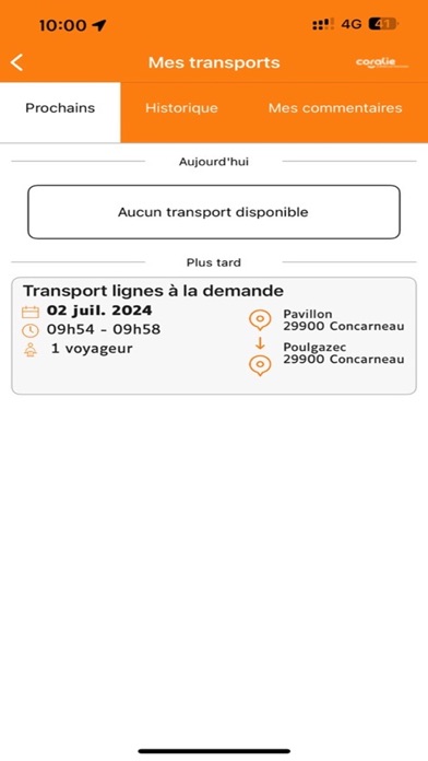 Coralie Transport à la Demande Screenshot
