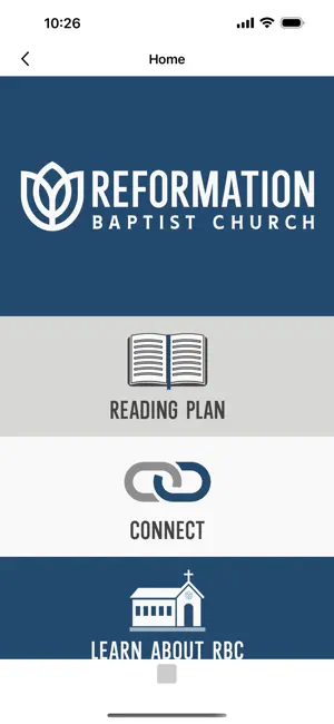 Reformation Baptist Church screenshot 1
