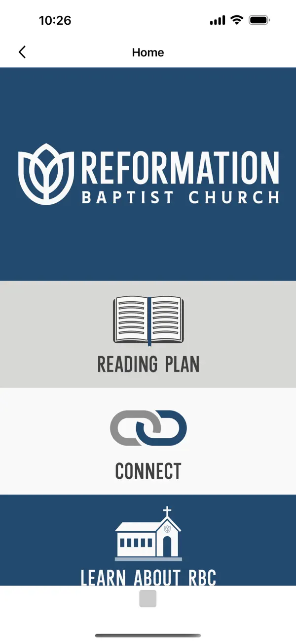 Screenshot #1 pour Reformation Baptist Church
