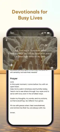 Captura de pantalla de Daily Prayer - Bible Devote en iPhone 4