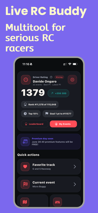 Live RC Buddy Analytics Screenshot 1 of 5
