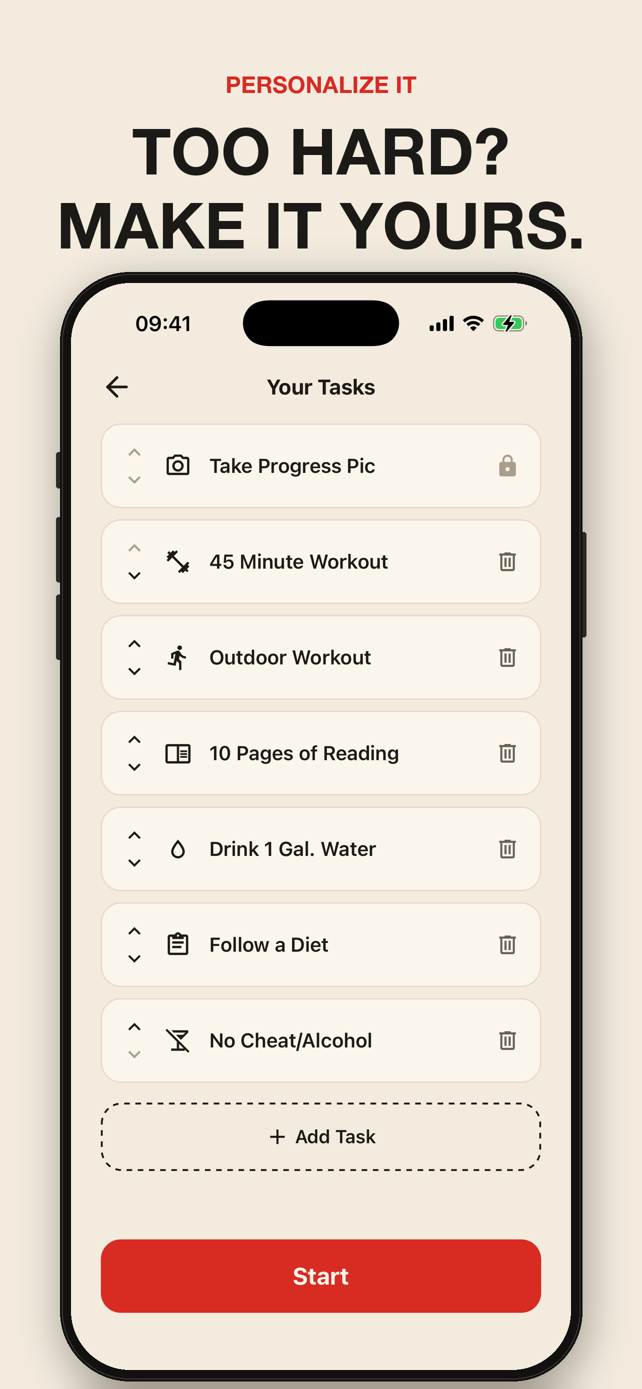 75 Hard Transform Tracker screenshot 5