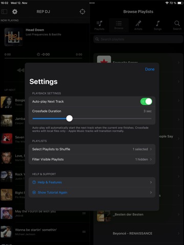 REP DJ iPad screenshot