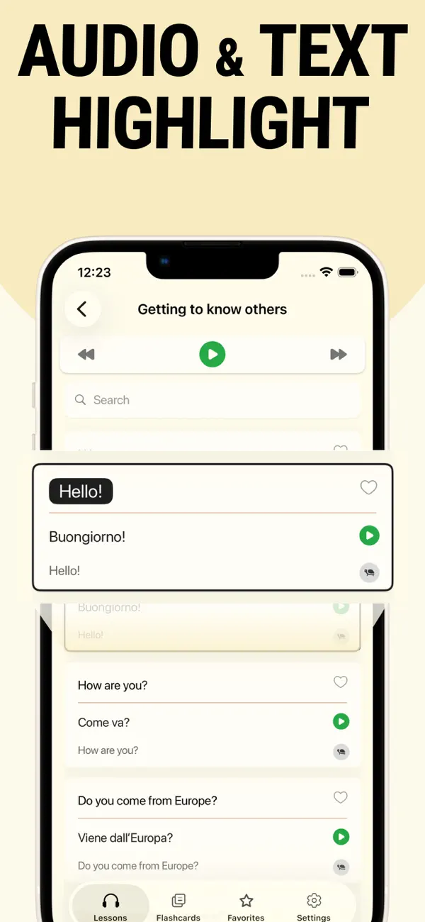 Screenshot #2 pour Learn Italian -  Lentil