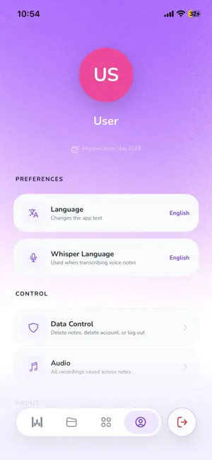 Wisper:Speech to Text AI Notes screenshot 4