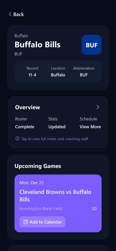 Dofu Dark: Live Sports Stats screenshot 5