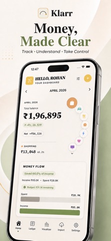 Klarr: Expense Tracker Screenshot 1 of 7