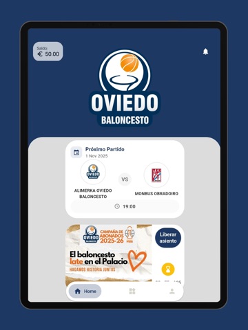 OCB Socios iPad screenshot