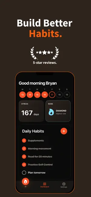 Ablaze: AI Habit Tracker screenshot 1