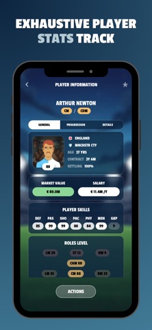 FootLord - Football Manager iPhone screenshot