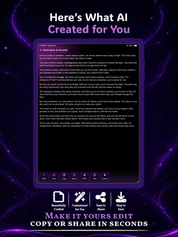 AI Poem & Poetry Writer iPad screenshot