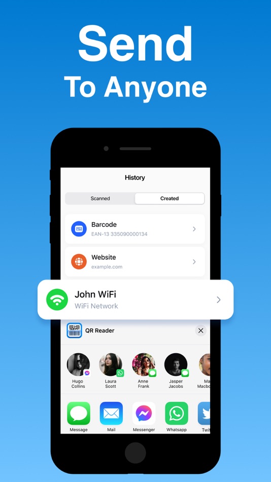#4. QR Code Reader ・Generator (iOS) De: YunoApp
