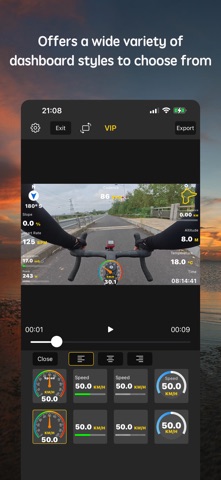Cycling Dash-Data video tool Screenshot 3 of 6