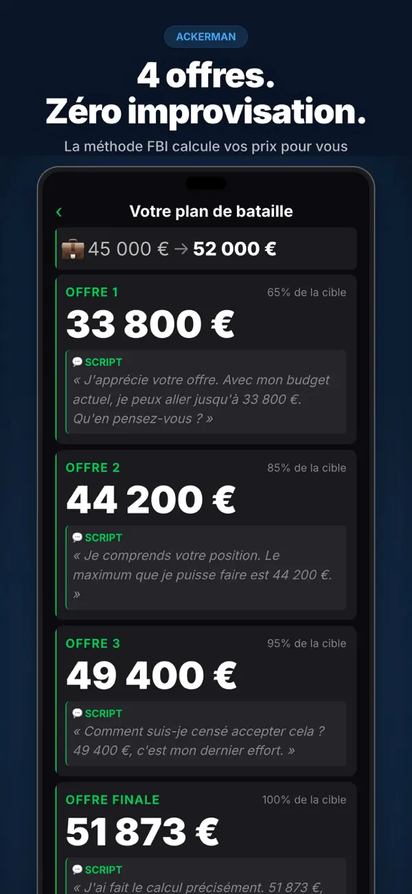 Screenshot #3 pour Bargain: Négocier le Prix