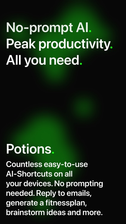 Potions – AI Shortcuts