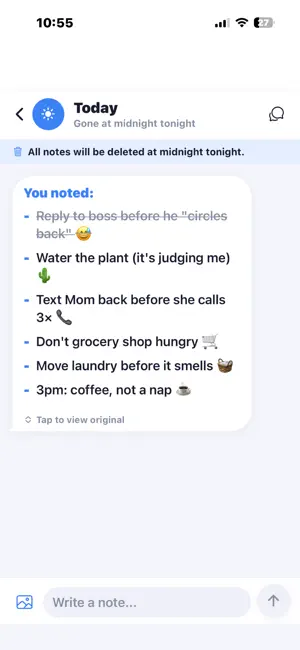 Bubble Note: Notes That Fade screenshot 2
