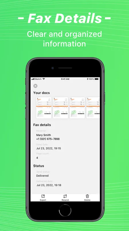 Tiny Fax: Send Fax From iPhone screenshot 7 of 8