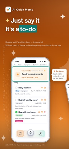 Quick Notes: Voice To-Do Screenshot 1 of 8