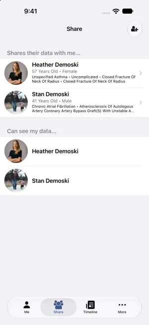 myFHR by CareEvolution screenshot 2