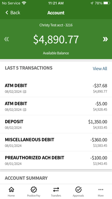 FrontierBank Business Screenshot
