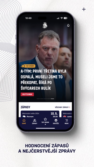 Český hokej Screenshot