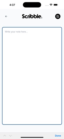 Scribble Notepad Screenshot 2 of 4