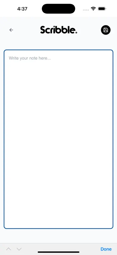 Scribble Notepad screenshot 2